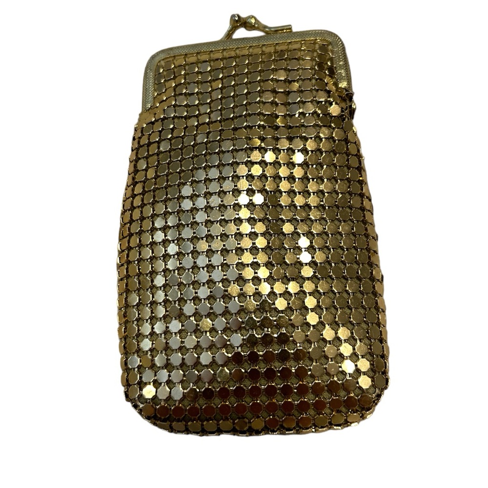 Warren Reed Change Purse Vintage Gold Tone Metallic
Mesh Lined Estate Snap Close